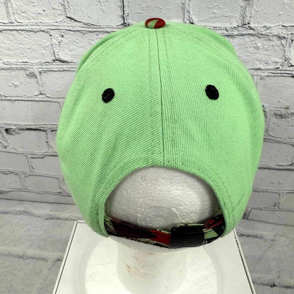 Jordan Jumpman Mars‎ Snapback Hat Youth Adjustable Green Graffiti Brim Cap